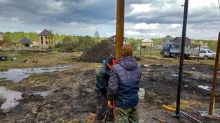 Заказать монтаж винтовых свай в Апатиты - цена под ключ с доставкой от 1904 шт