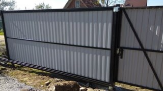 Купить сваи для ворот в Апатиты. Заказать ворота на сваях под ключ от 22210 руб