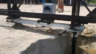 Купить сваи для ворот в Апатиты. Заказать ворота на сваях под ключ от 22210 руб